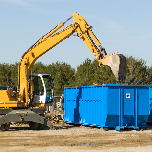 can i request a rental extension for a residential dumpster in Dyer